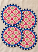 Set 4 individuales Flamingo