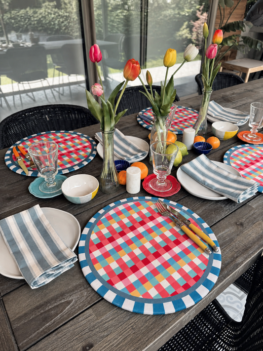 Set 4 individuales Picnic Pop