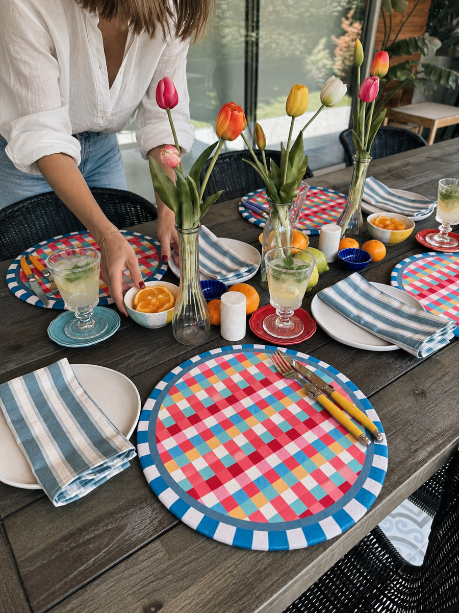 Set 4 individuales Picnic Pop