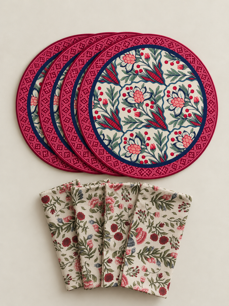 Set de Mesa Esencial Jaipur | 4 Personas