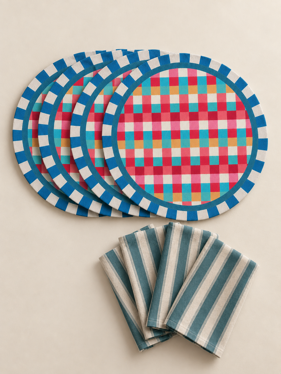Set 4 individuales Picnic Pop