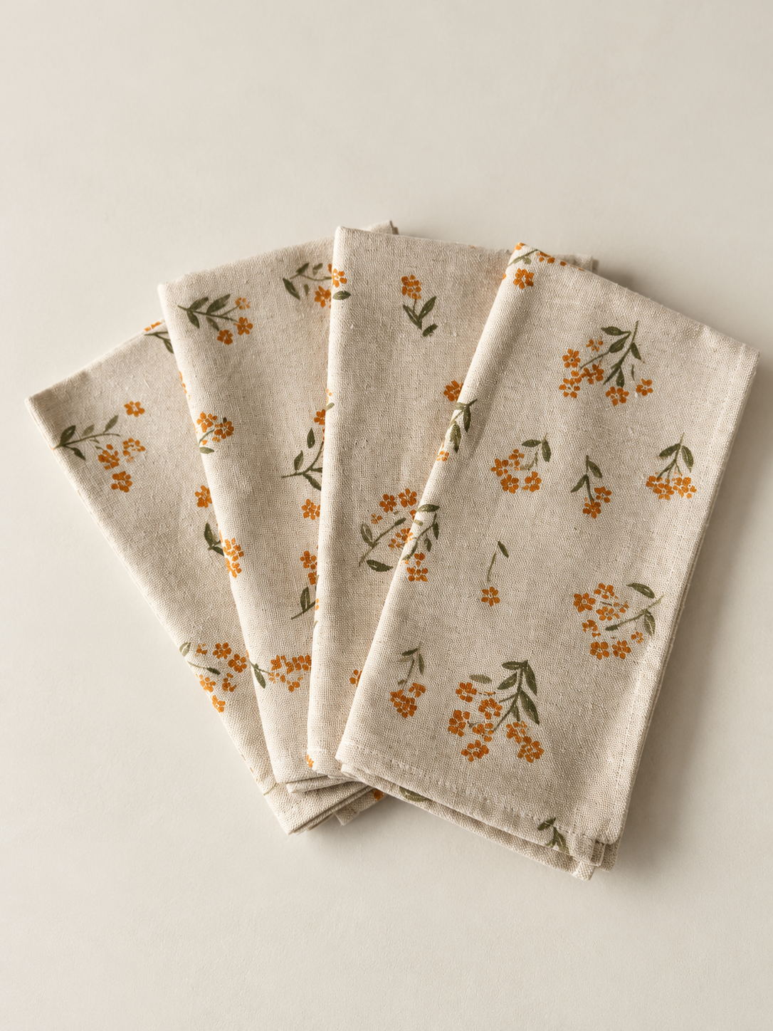 Set 4 servilletas Floral I La Riveira