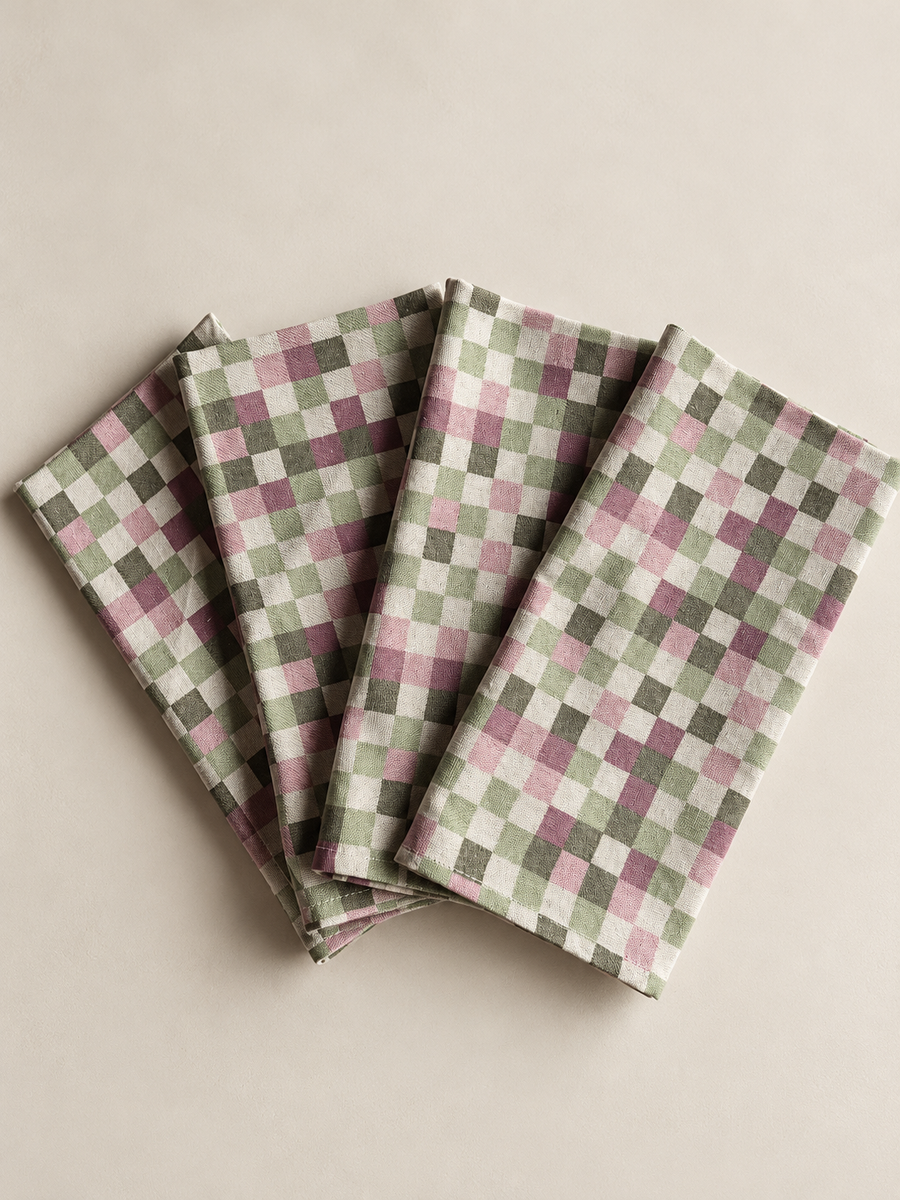 Set 4 servilletas Flamingo
